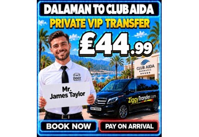Dalaman to Club Aida Hotel Marmaris Dalaman to Club Aida Hotel Marmaris